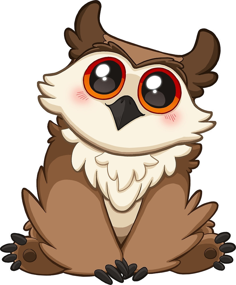 The most adorable owlbear you've ever seen.