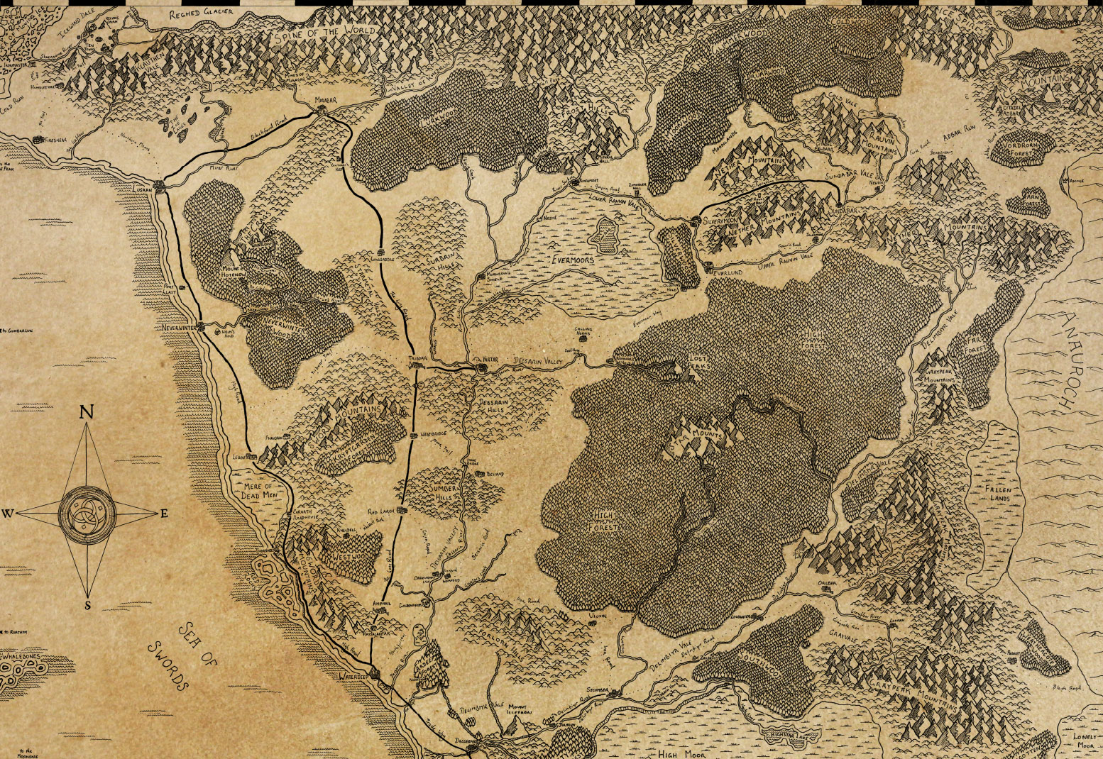 Map of Faerûn